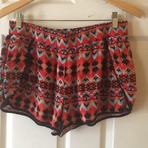 Tribal Design Shorts by Bethany Mota